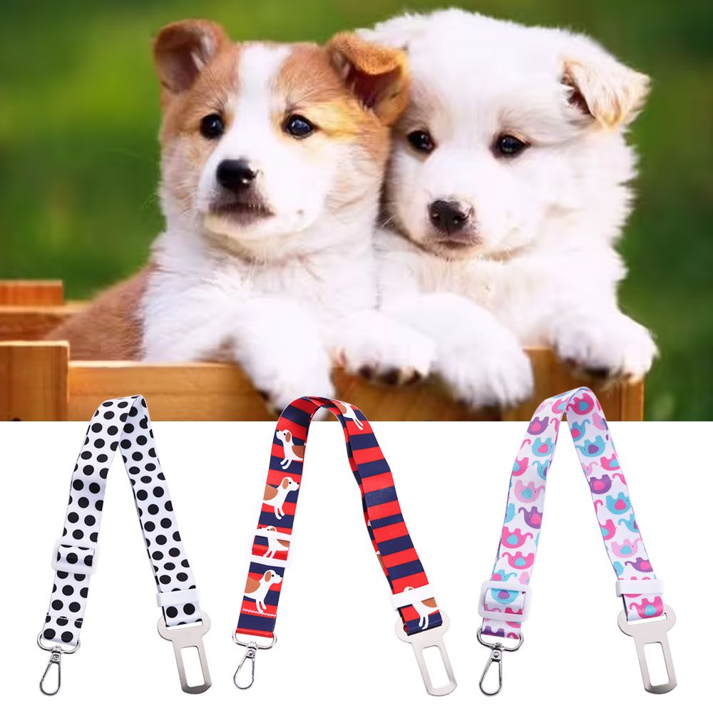 Pet Products Safety Seat Belts Leash Lead Cat Harness Dog Car Seat Belt Travel Clip Pet Travel Supplies Seatbelt