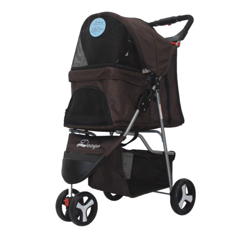 RTS Luxury pet stroller travel 3 wheel and 4 wheel dog strollers small dogs pet stroller for dogs
