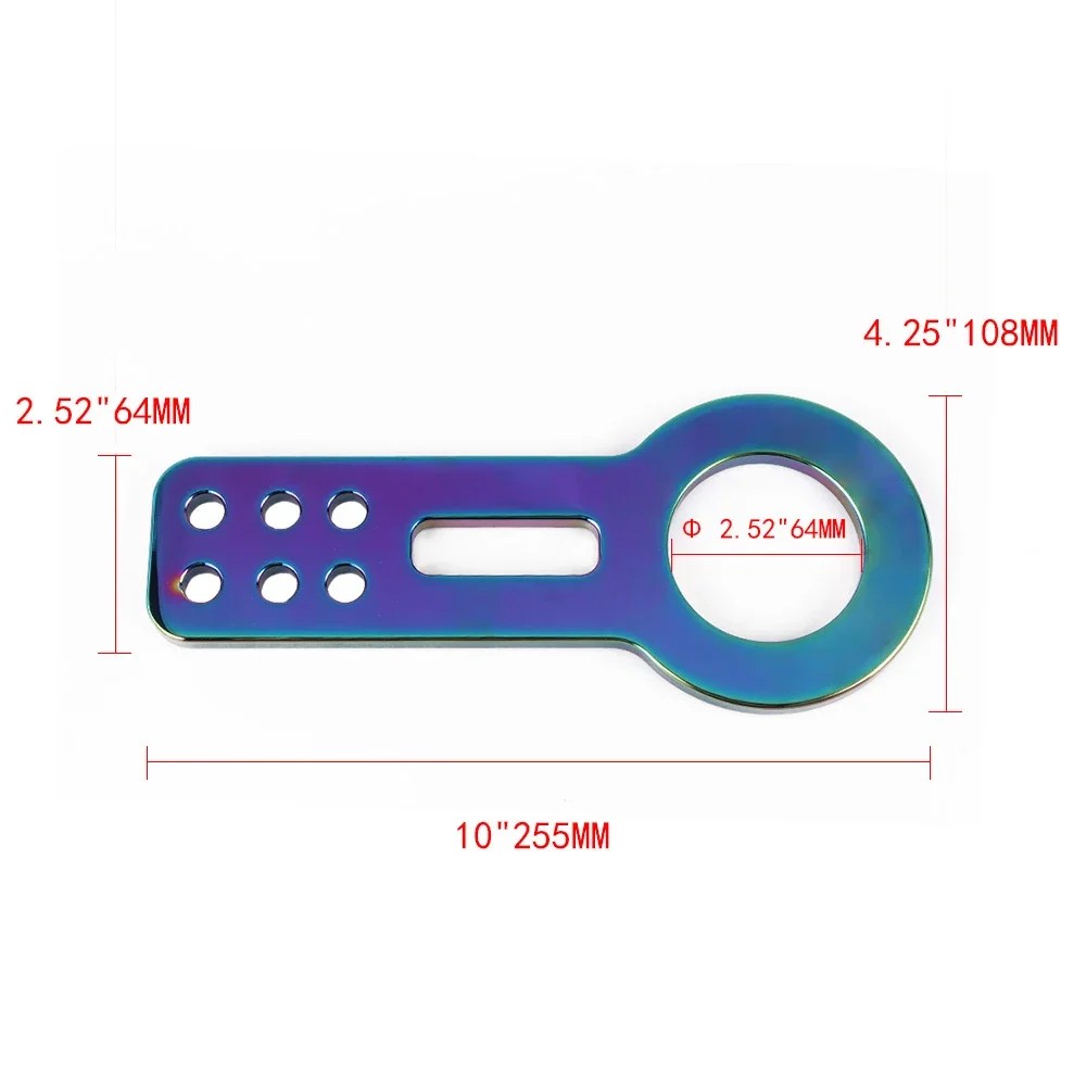 Civic Trailer Hitch For Honda Vehicle Rescue Trailers Tools Universal Racing Rear Tow Hook Aluminum Alloy Towing Bars Hook smile