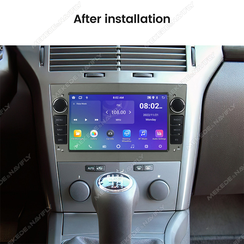 MEKEDE Android Car Radio Stereo for Opel Astra H J 2004 Vectra Vauxhall Antara Zafira Corsa C D Vivaro Meriva Veda Carplay Audio