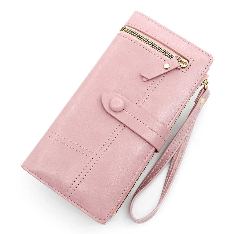 women wallet fresh and sweet PU leather long zipper coin purse discount wallet 241113