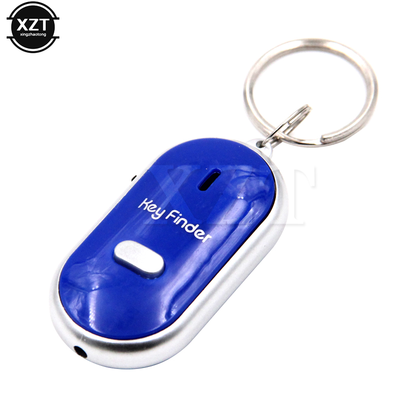 1PCS LED Key Finder Whistle Object Finder Audio Sensor Flash Electronic Alarm Tracker Elderly Anti-lost Alarm Device