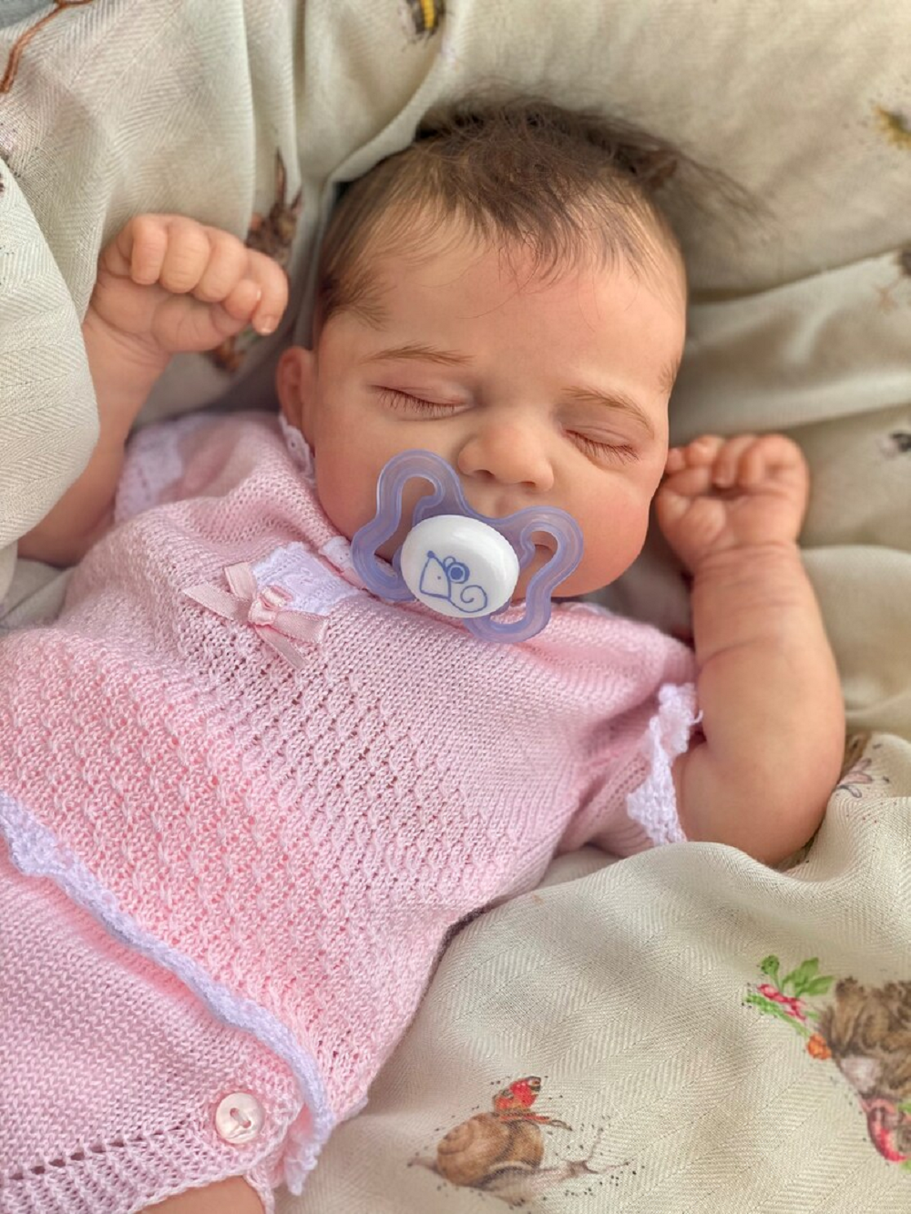 50cm Pascale Full Body Silicone Vinyl Bebe Reborn Girl With Painted Hair Handmade Soft Touch Feeling Lifelike Real Doll