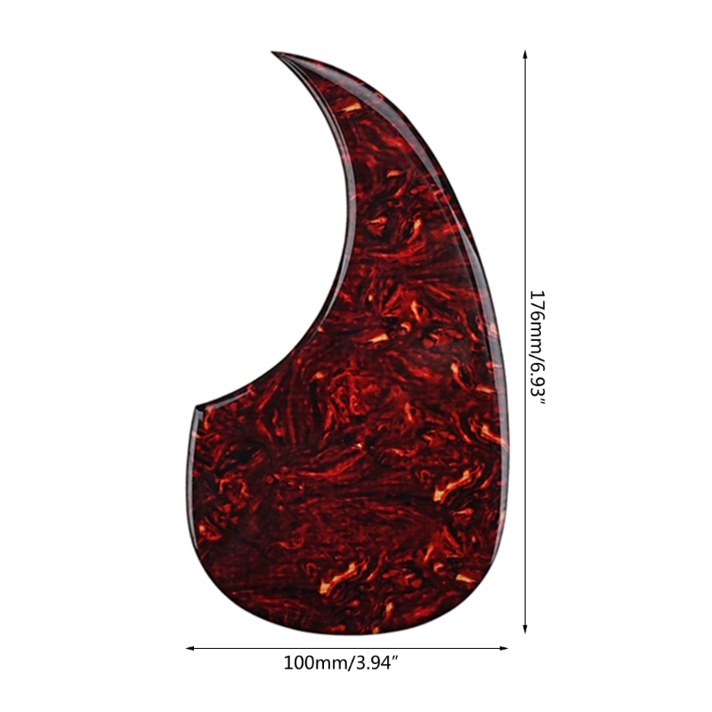 448C Guitar Pick Guard Scratch Plate Adhesive Pickguard Sticker For Acoustic Guitar