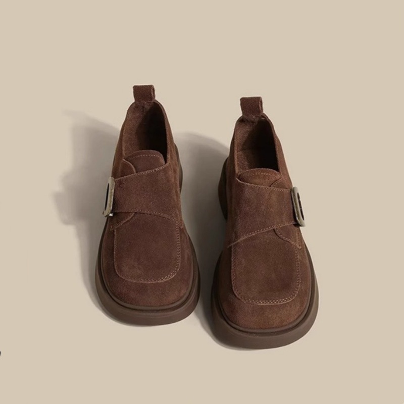 Women's Dress Shoes:Fashion Simple Design France Elegant Style 2024 Retro Trendy Versatile,Black/Brown/Khaki