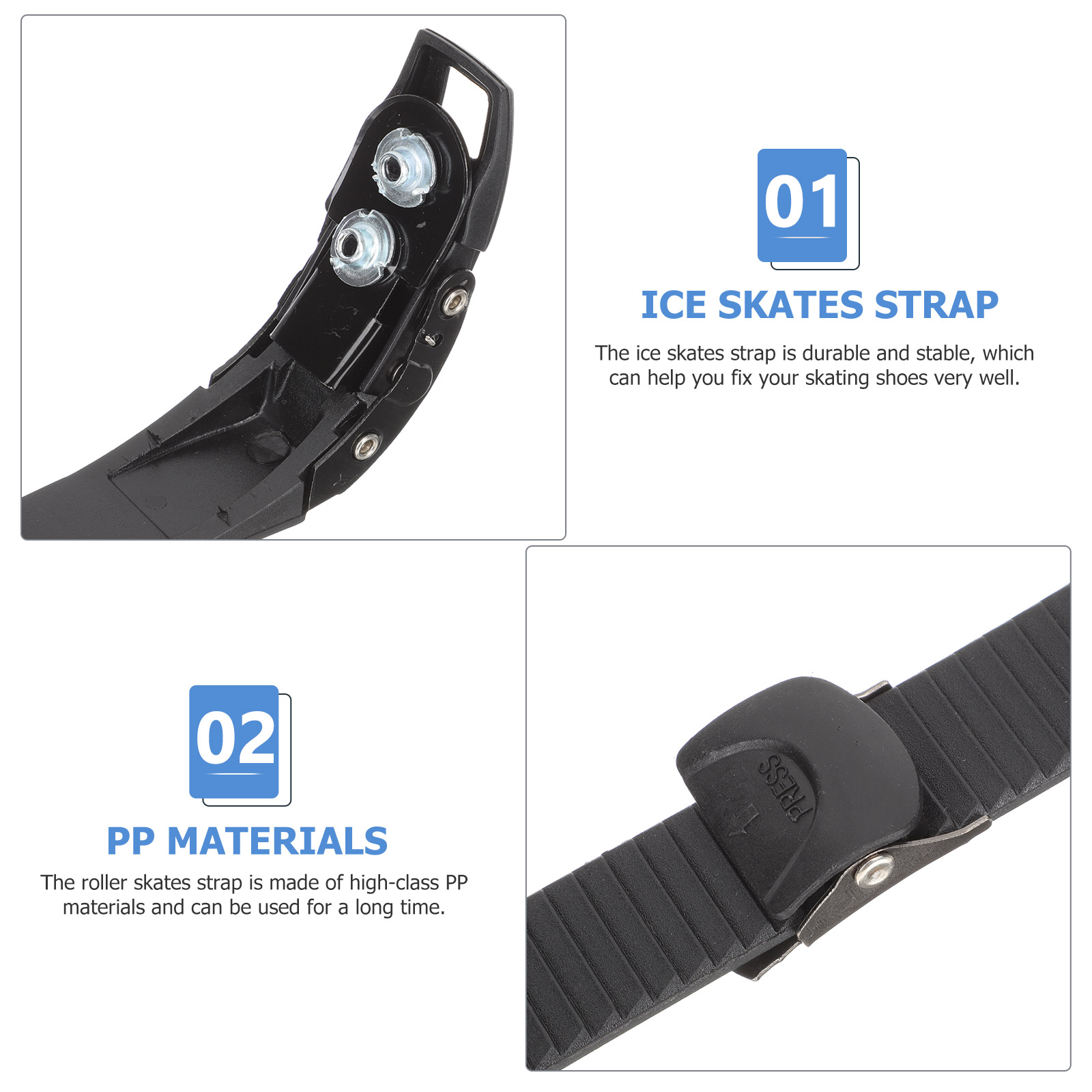 Pcs Roller Skate Buckle Straps Skating Shoes Buckles Replaceable