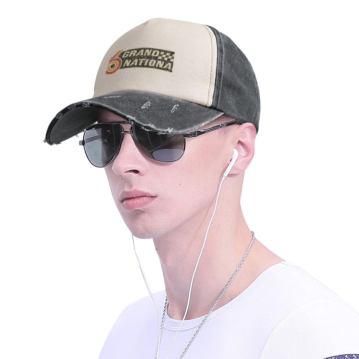Grand Cap National 1984 Baseball Anime Brand Man cap Caps For Women Men's smile