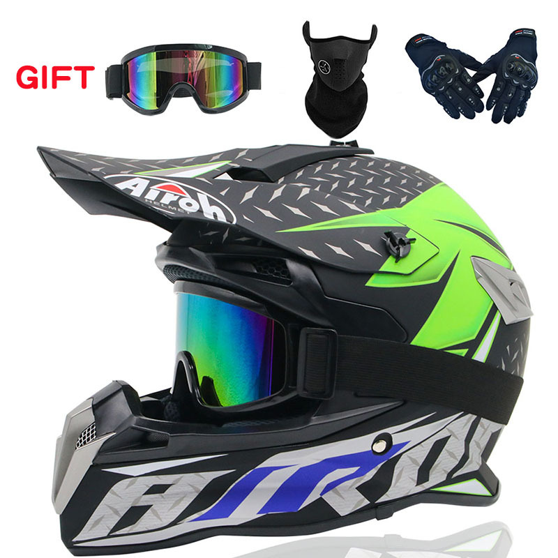 Large Motorcycle Helmets Dual Sport Off Road Helmet Anti-Dirt Bike ATV Full Face Casco For Motor