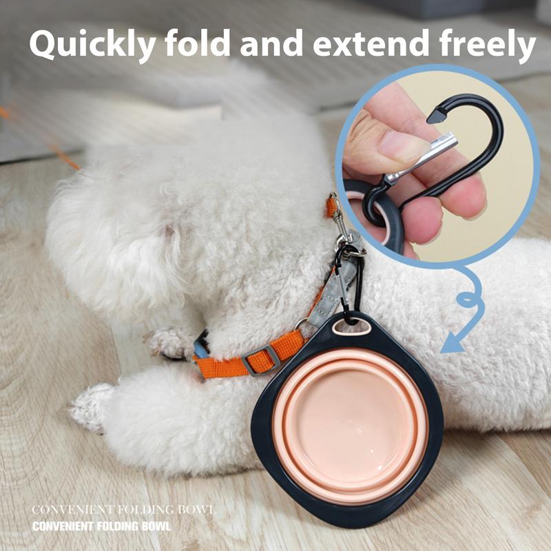 Pet Water Dish Foldable Pet Feeding Bowl Pet Supplies Pet Feeder Dish For Dog Puppy Cat Kitten For Camping And Traveling