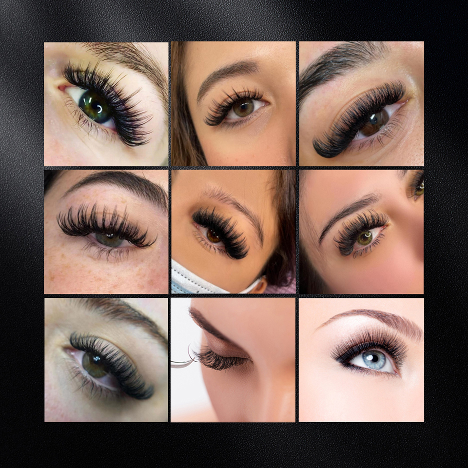 Lashprofessor Korean PBT Fiber 16Rows Mega Volume Eyelash Extensions Faux Mink Premium Russian Silk Eyelash Makeup Classic Cila