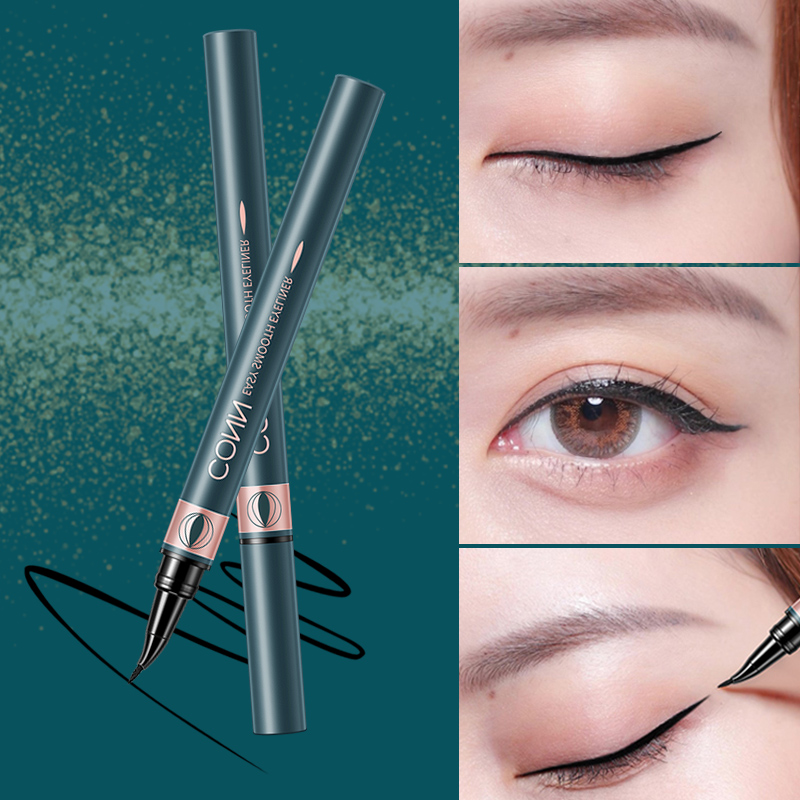 Angled Waterproof 1~8Pcs Black Liquid Eyeliner Pencil ddmysmile No Dizzy Eye Liner Pen Cosmetics Eye Makeup Cosmetic For Novices Tslm1 Smile