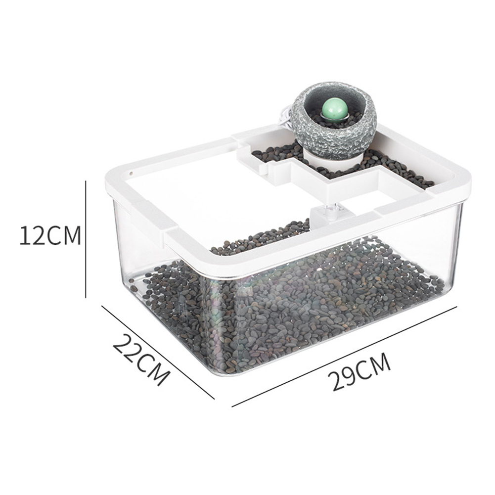 Fish Tank Aquarium Fish Tank With Filter and LED Light Desktop Small Fish Tank for Betta Fish Starter Kit