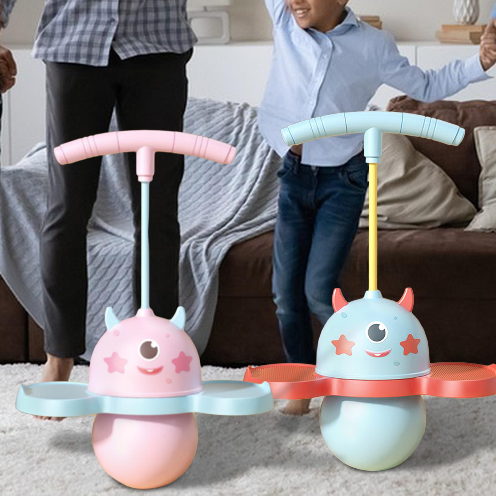 Pogo Ball with Handle Pogo Jump for Exercise Balance Ability Indoor Outdoor