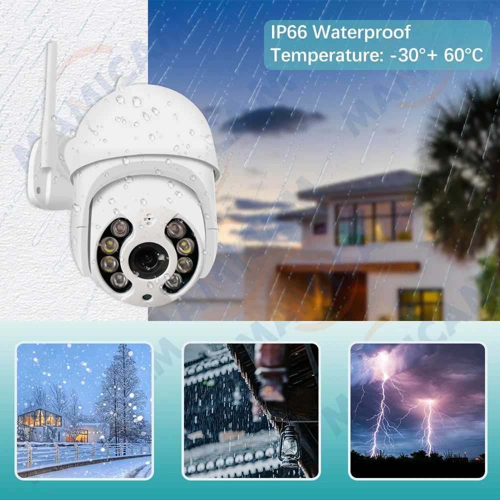 IP Cameras 5MP 4G SIM Card Surveillance Camera PTZ 1080P HD Wireless WIFI Outdoor Security Dome Camera CCTV P2P Auto Tracking ICSEE 24413