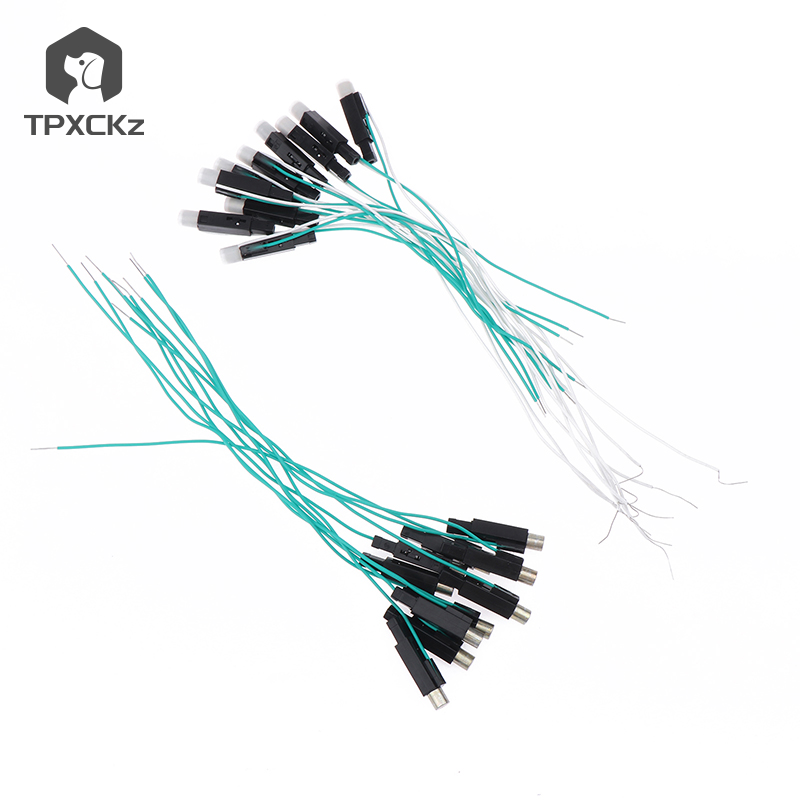 New 10pcs Piezoelectric Fire Wire Copper Cap Electronic Igniter Spray Lighter Stove Replacement Parts Piezoelectric Accessories