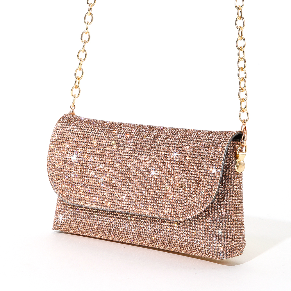 Fashion Women Evening Bag Brand Party Glitter Bag For Ladies Wedding Clutches Handbag Shoulder Bag Chain Bolsas Silver Purse