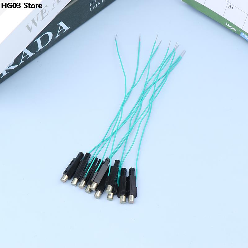 10pcs 21cm Piezoelectric Fire Wire Copper Cap Electronic Igniter Spray Lighter Stove Replacement Parts Piezoelectric Accessories
