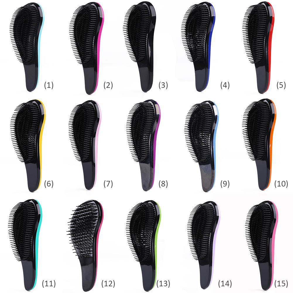 Comb Hairbrush Detangle Hair Scalp Massage Brush Wet Curly Styling Tools smile