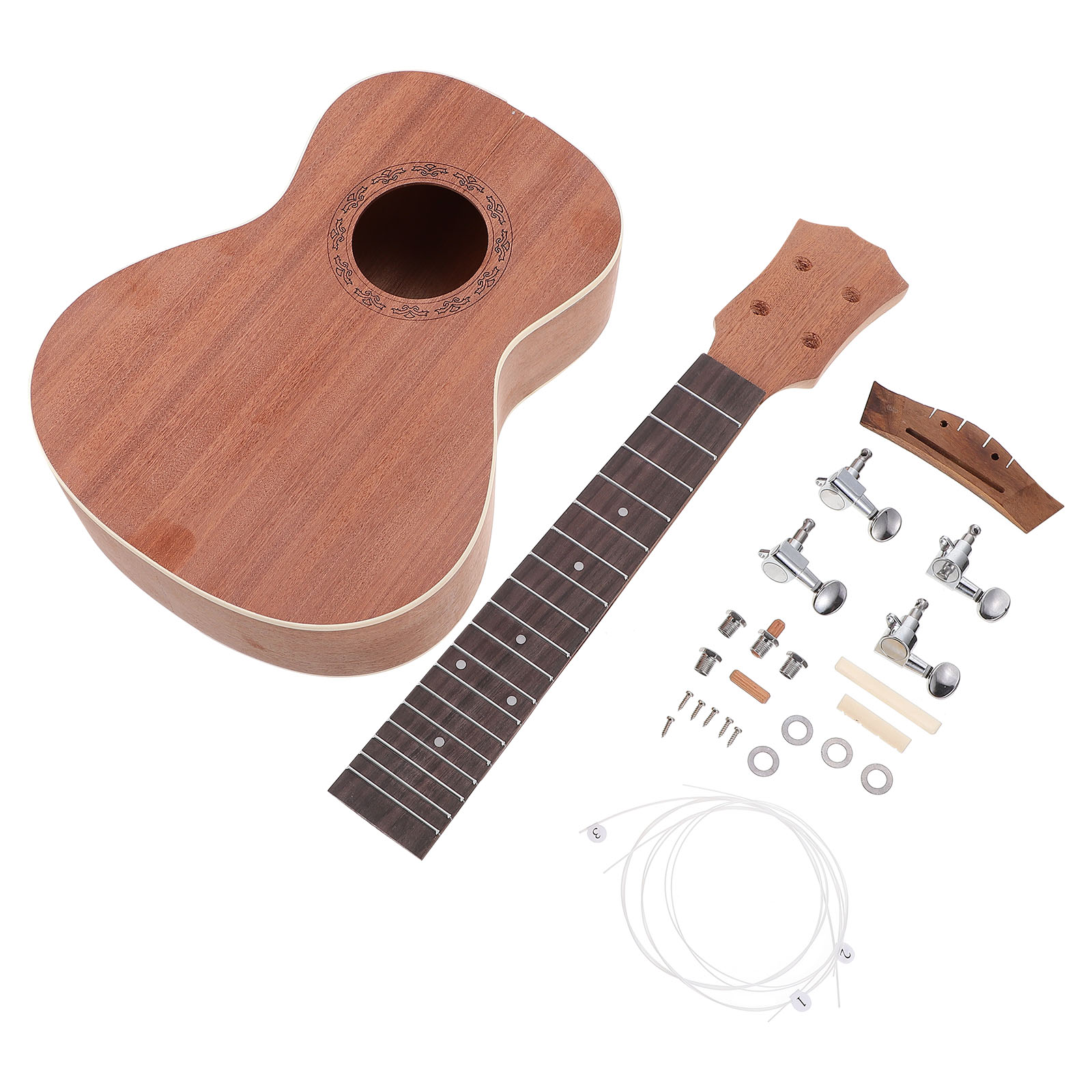 Instruments 23 Inch Musical Ukulele Painted DIY Kit Paintable Ukelele Children ddmysmile Decor Toddler Smile