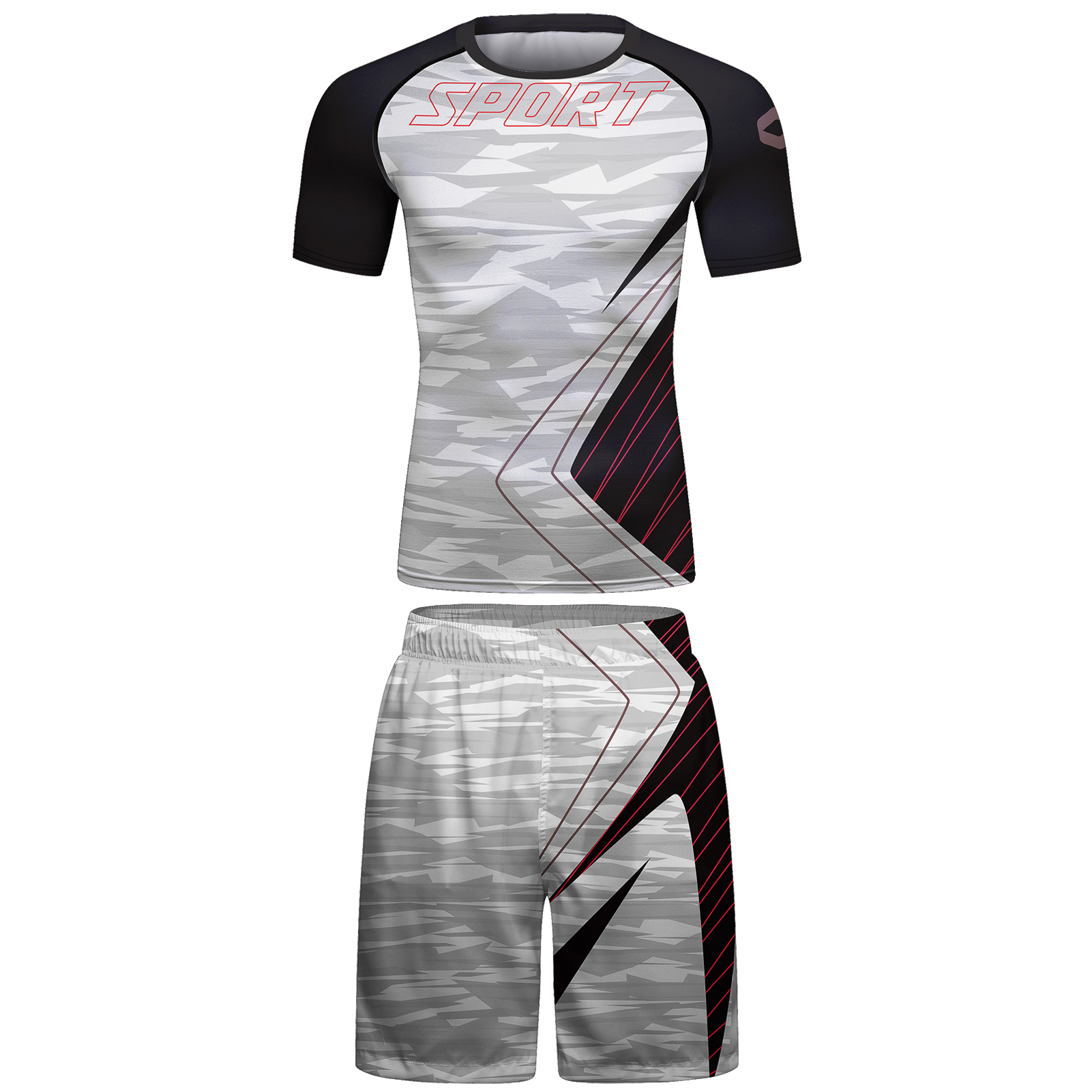 Men's 4pcs Full Set Rash Guard, UV Quick Dry Swim Shirt+Leggings+Trunks, Water Surf Swimsuit Bathing Suits Wetsuit Tracksuit