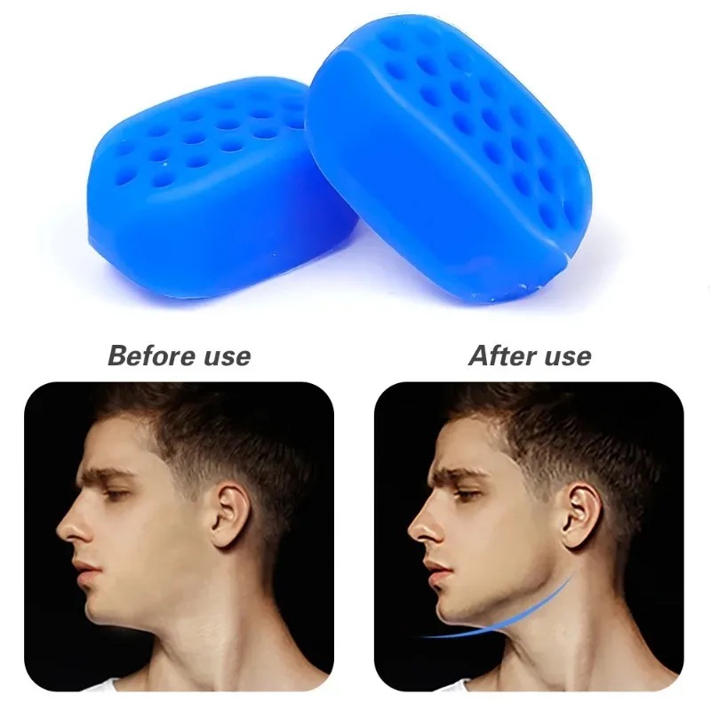 Double Chin Remover Silicone Facial Exerciser Mandibular Contouring Tool Jaw Muscle Trainer To Strengthen Masseter Training Ball