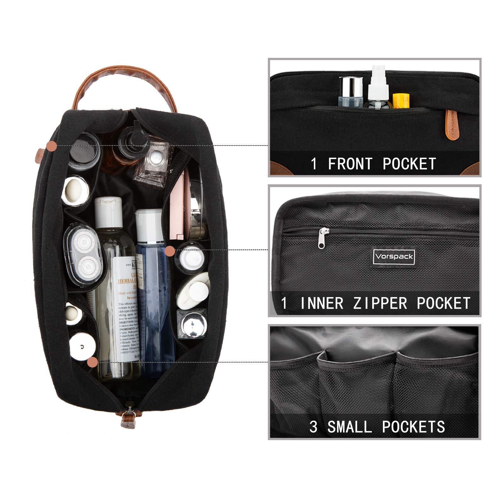 Men Travel Cosmetic Bag Zipper Makeup Bag Large Capacity Travel Toiletry Bag Cosmetics Organizer Storage Pouch