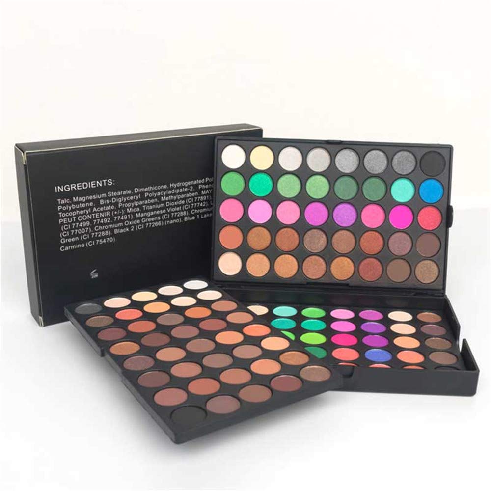 120 Color Matte Eyeshadow Palette Earth Color Shimmer Glitter Earth Eye Shadow Set Cosmetic Makeup Tools Make Up smile