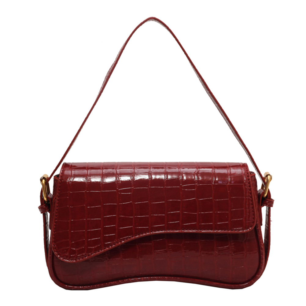 2023 New Trend Fashion Shoulder Bag Women PU Leather Phone Flap Crossbody Bag Women Luxury Brand Designer Armpit Shopping Bag