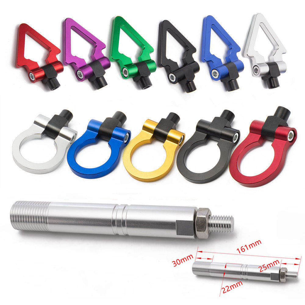 Trailer Auto Ring Tow Hook Eye Front Rear Aluminum For Toyota Avanza Japan Car TK-RTHLPH001 smile