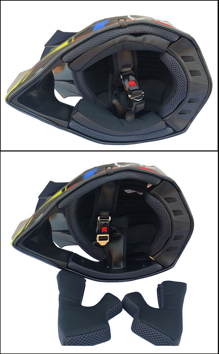 Large Motorcycle Helmets Dual Sport Off Road Helmet Anti-Dirt Bike ATV Full Face Casco For Motor