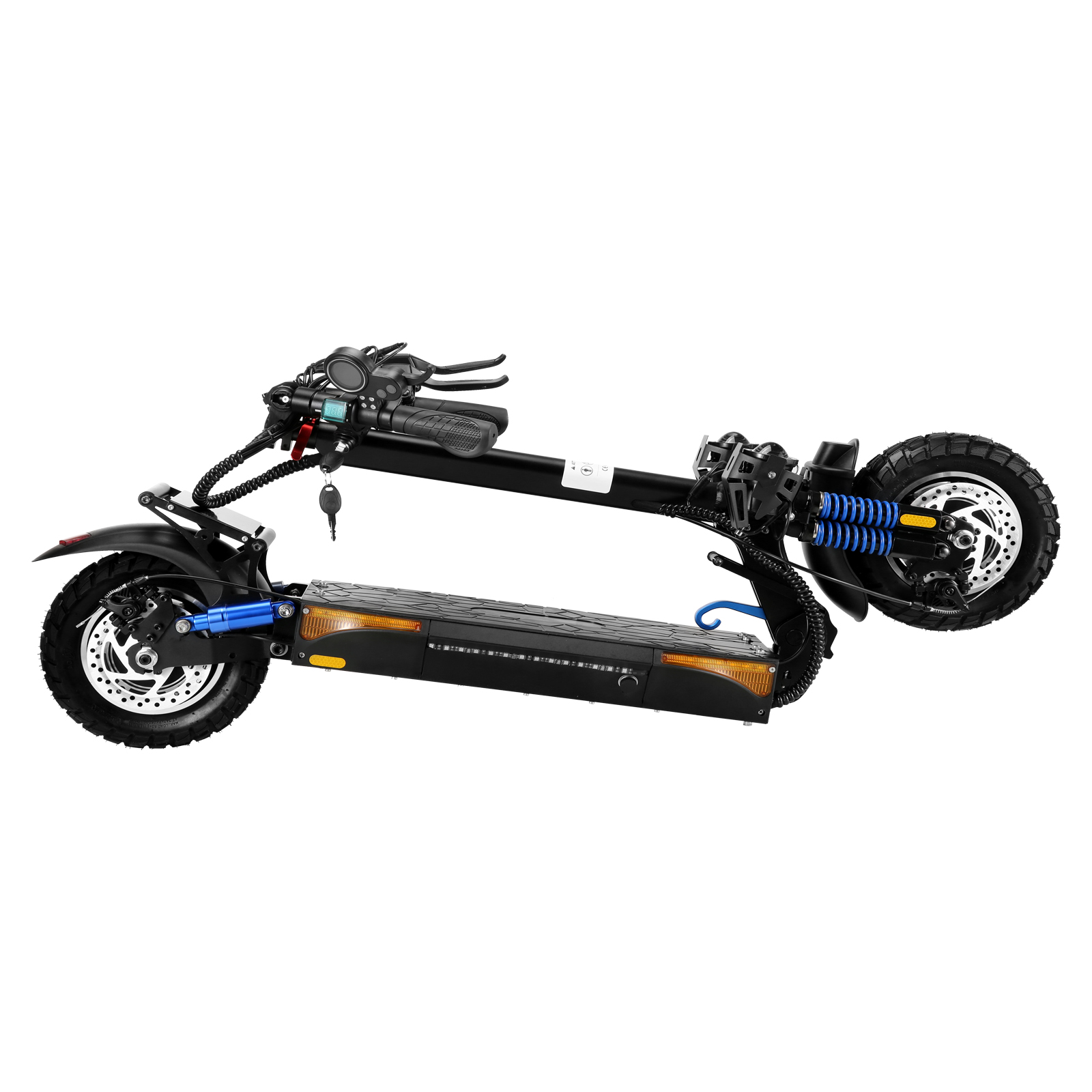 EU European Warehouse Adult E-Scooter With 1600W Dual Motors 20.8 AH Max Speed up to 45km/h Max Durance 70km Electric Scooter