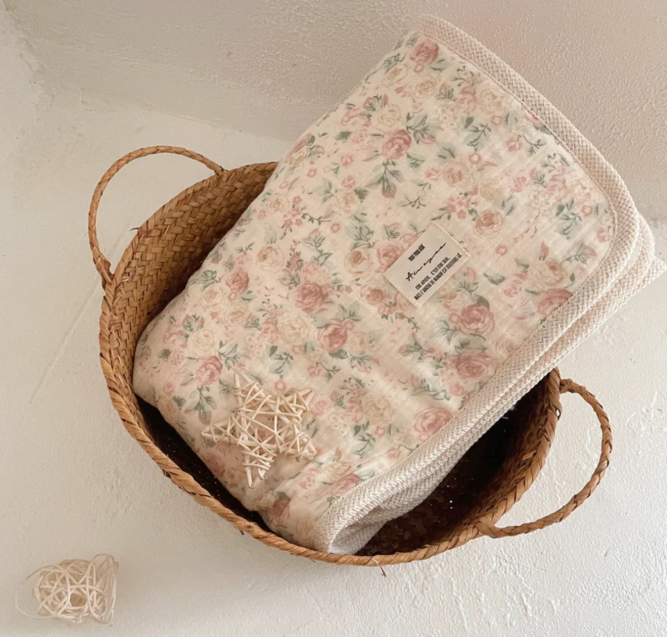 Muslin born Infant Swaddles Wrap Blankets Winter Fleece Thermal Crib Stroller Sleep Cover Soft Throw Blankets 241112