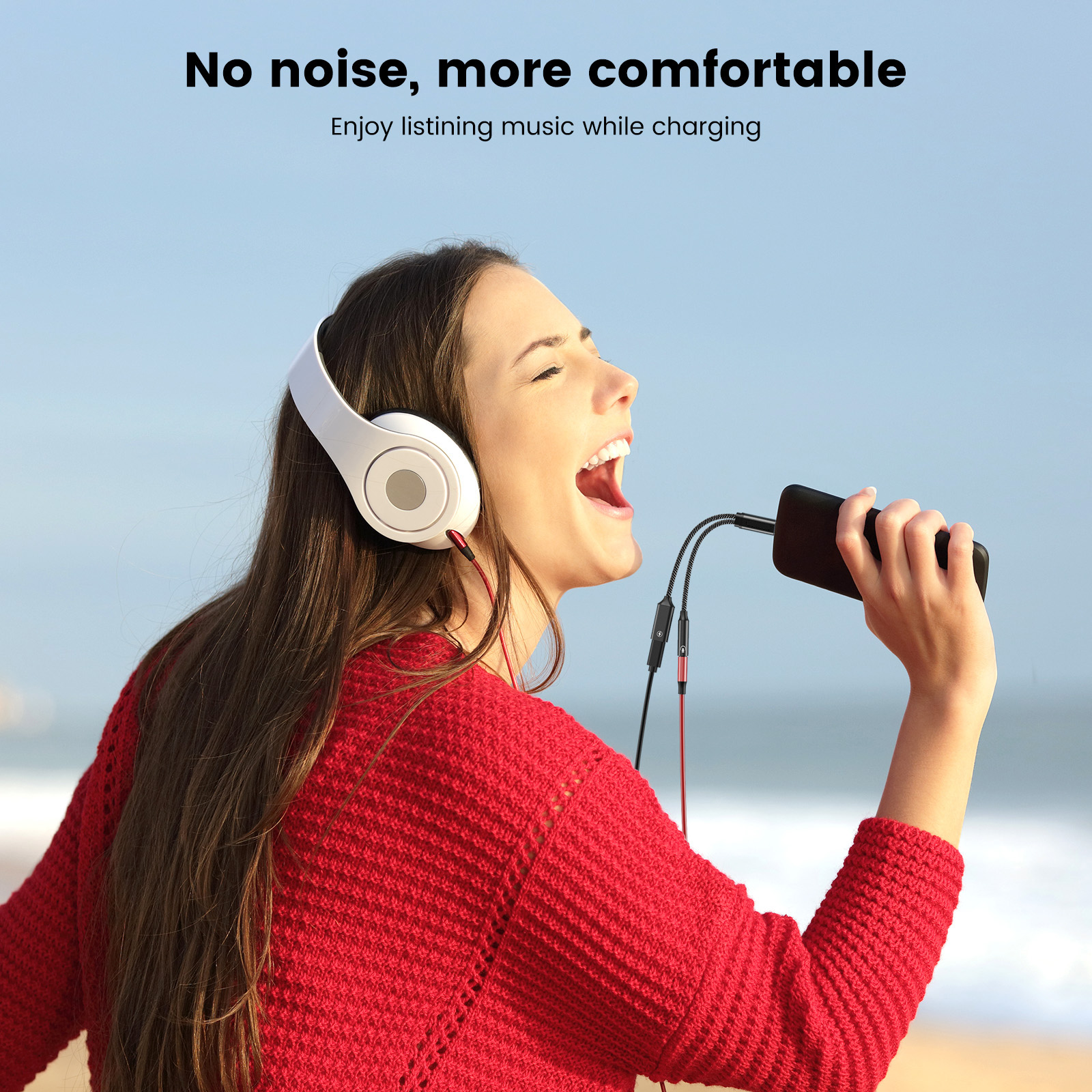 2 in 1 USB 2025 C DAC Headphone Adapter Type C to 3.5 Jack Adapter Audio USB-C PD 60W Power Delivery Connector for Samsung iPhone 15