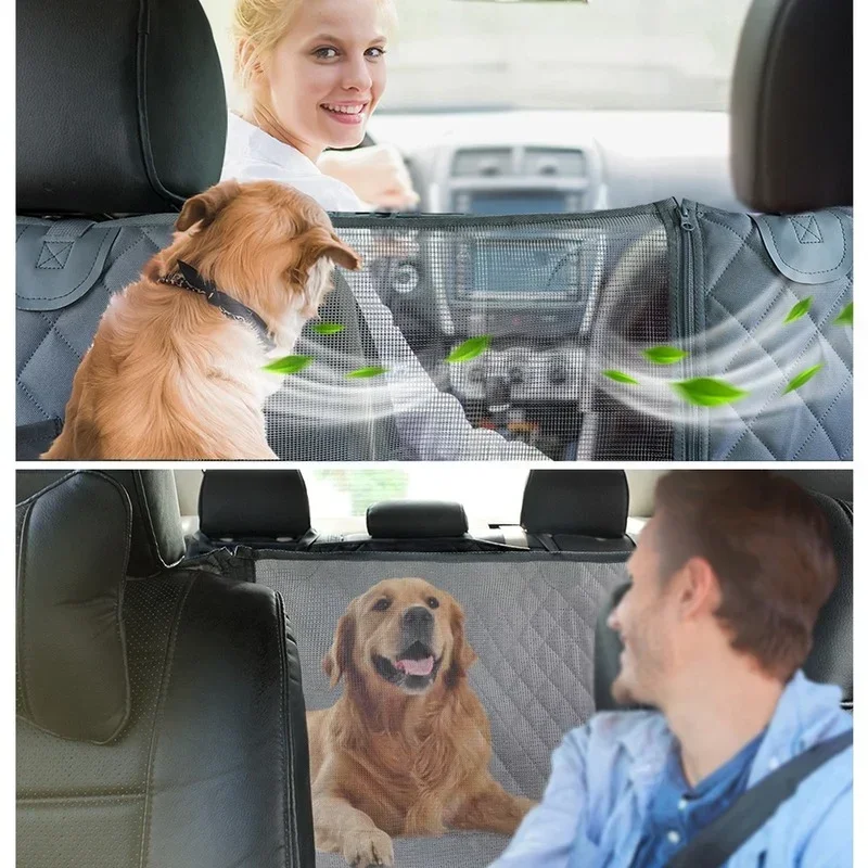 Rear Pet Waterproof Car Cover Dog Seat Back Protector Carrier Mat Safety Hammock For Prodigen Travel Dogs smile