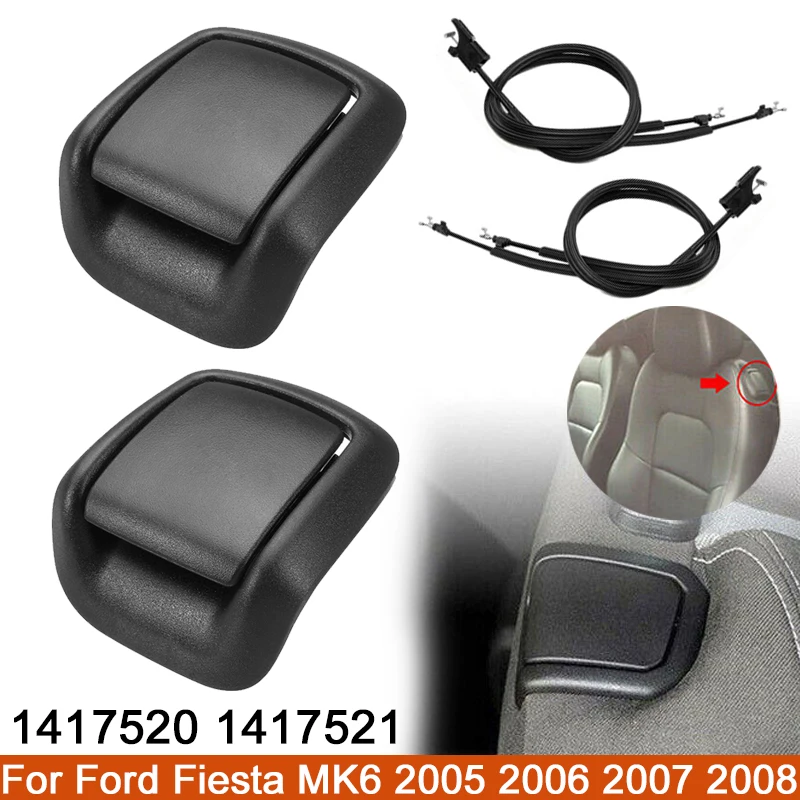 Seat Handles Front ddmysmile Tilt For Ford Fiesta 6 2005 2006 2007 2008 1417520 1417521 Left Right Adjust Support Seat Cover Car Styling Smile