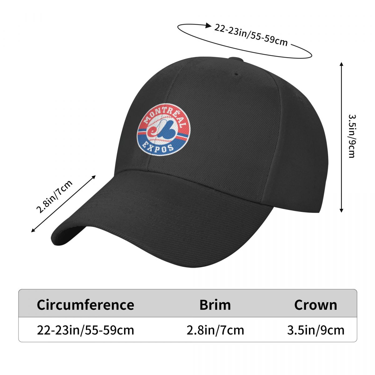 BEST SELLER - Montreal Expos (outline ireng) Merchandise Essential T-Shirt Baseball Cap Luxury Man Hat Women's Beach Visor Men's