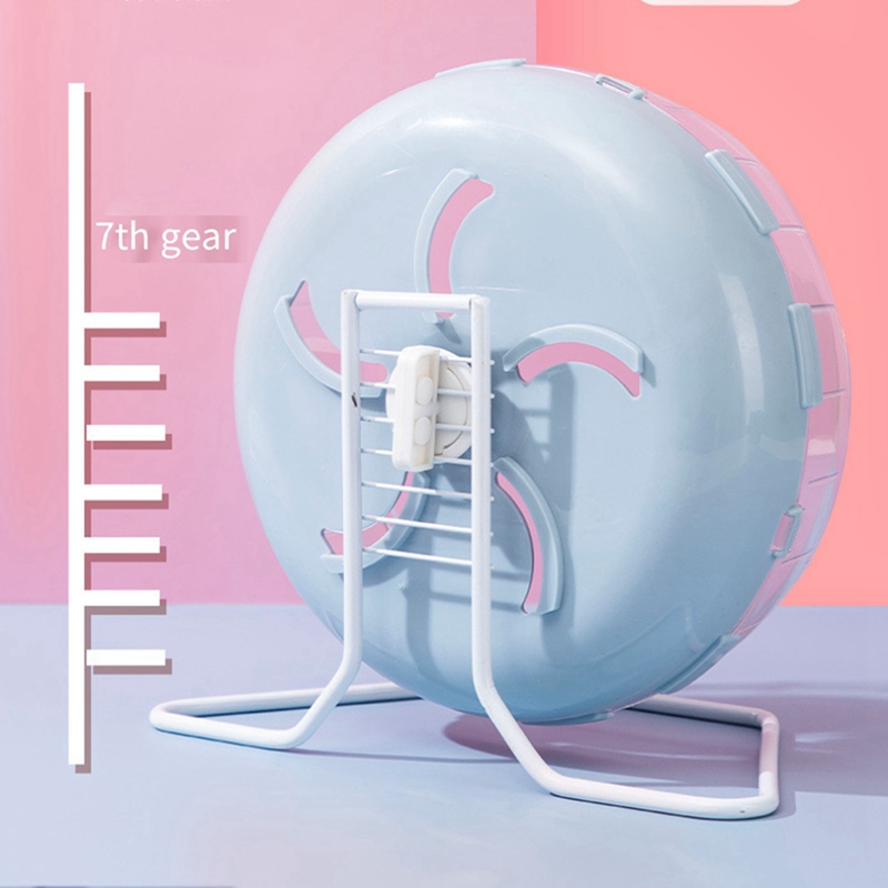 Hamster Wheel Cat Running Wheel Rat Small Mice Silent Jogging Hamster Gerbil Exercise Play Toys Brackets Accessories B