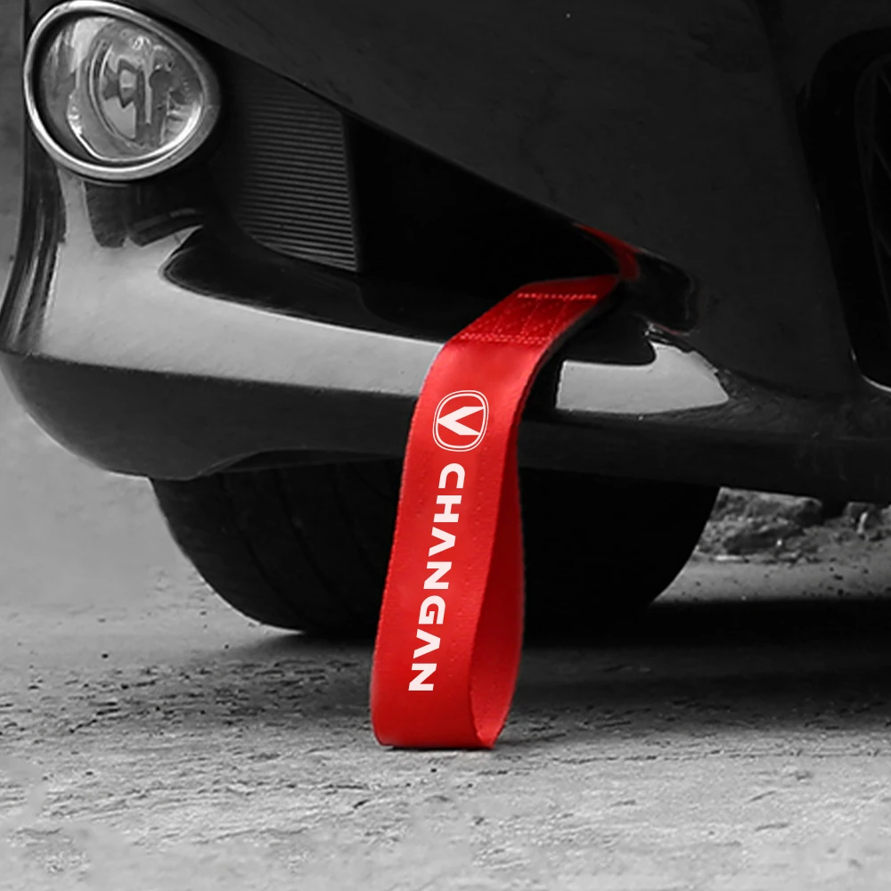 Tow Trailer Rope Racing Car Strap For Changan CX70 CS55 CS75 Plus CS35 Filter Bunper CS15 Alsvin Hunter Auto Tuning Accessories smile