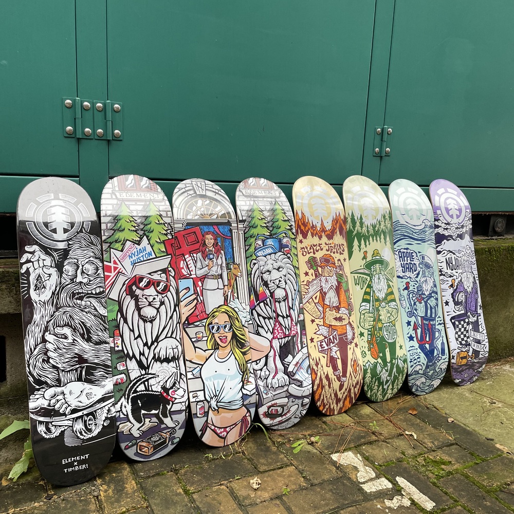 Baker skateboard High Quality Skateboard Canadian Maple Deck 7 Ply Free Girptape Pro Skating 7.75/8.0/8.25 Inch Size