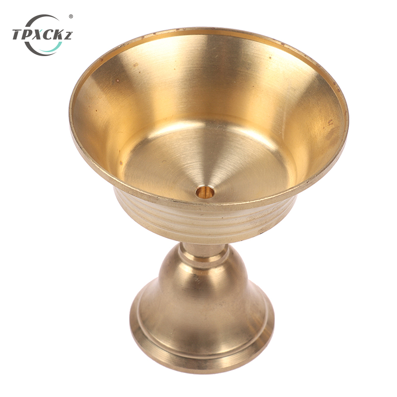 1pcs Multi-Size Golden Copper Alloy Craft Candle Holder Candlestick Candelabrum Festival Ornament Home Decor H260310
