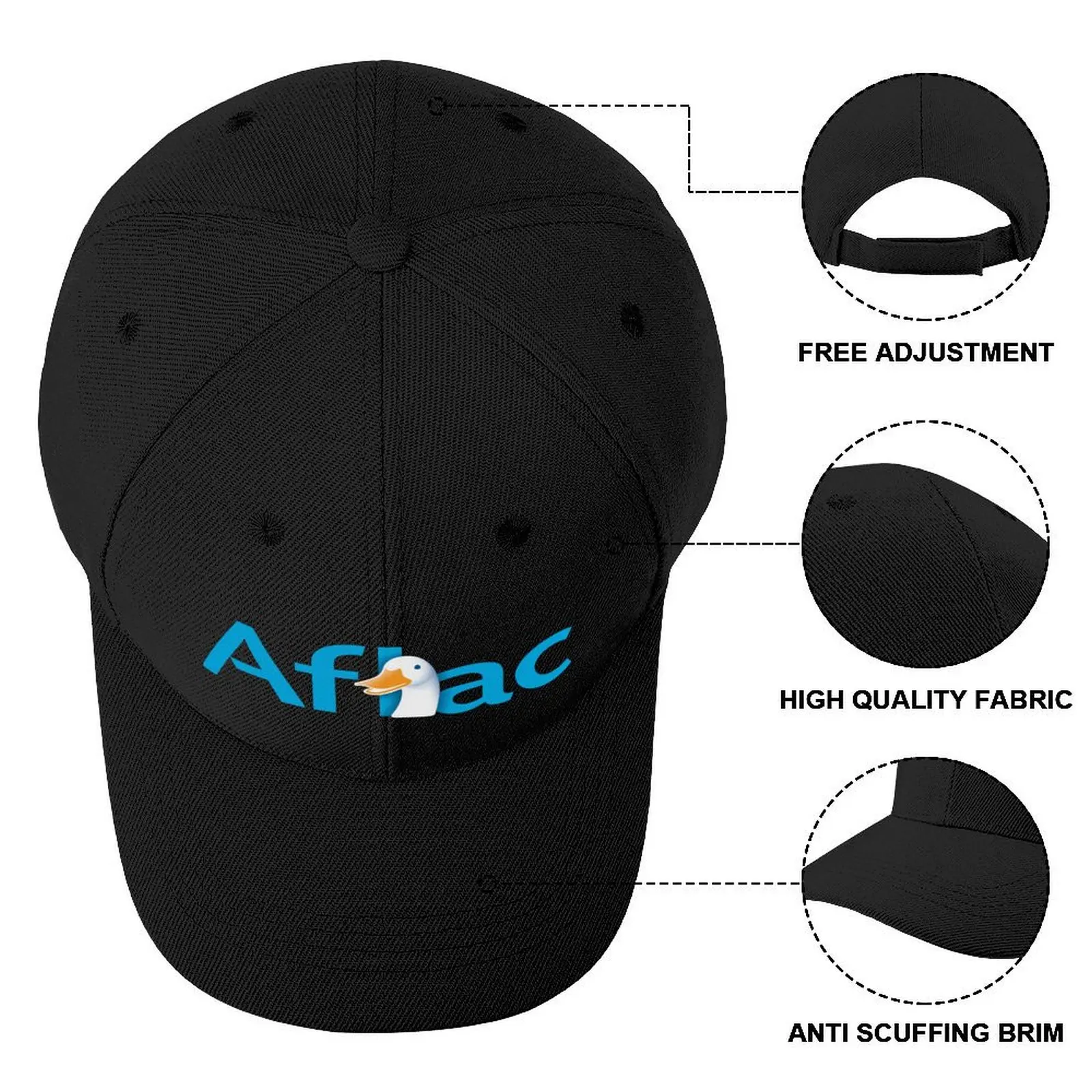 Cap Aflac Fishing Baseball Cap New In The Hat Summer Hat Fluffy ddmysmile Hat Woman Men's Smile