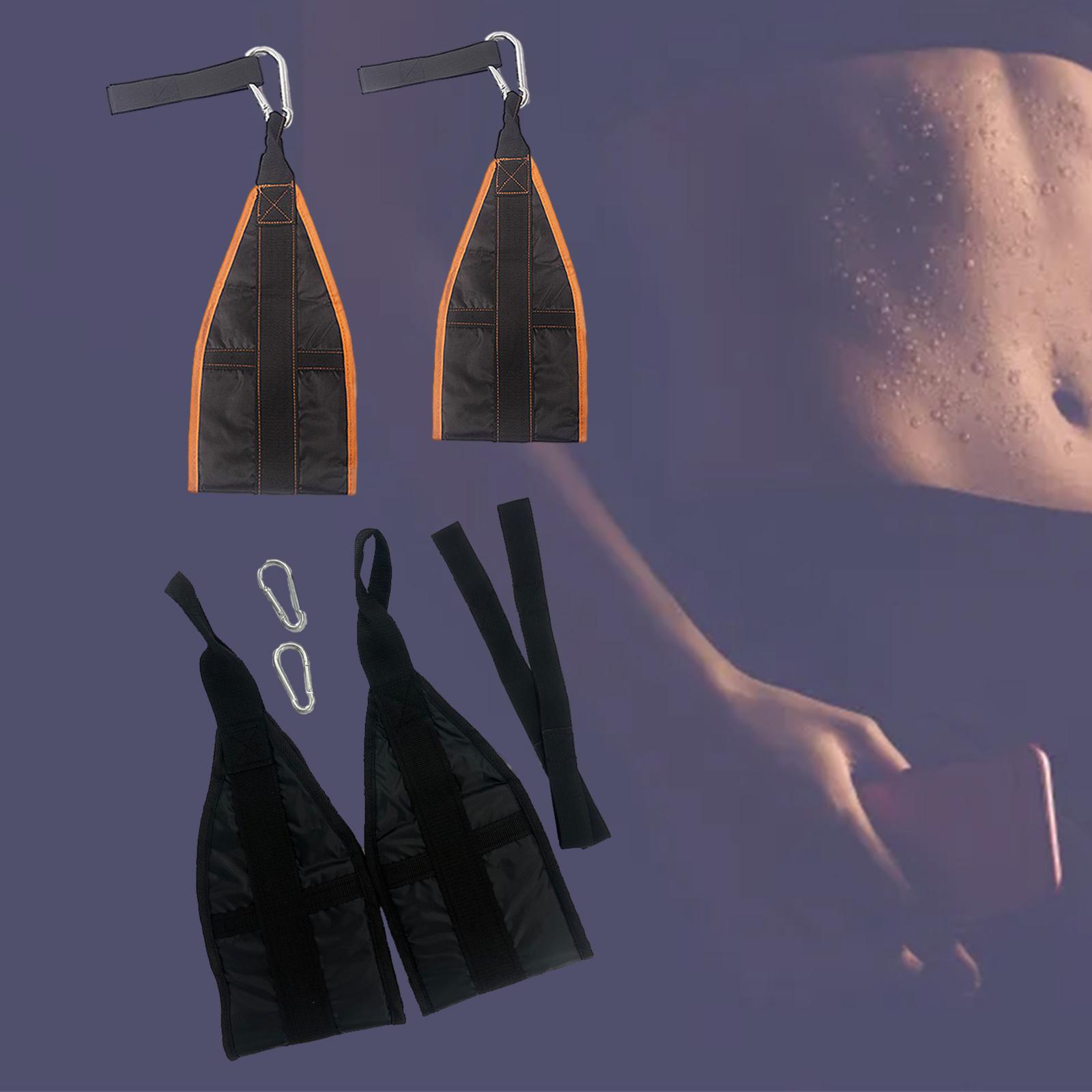 Ab Toning Belts Abdominal Trainer Belt Practical Door Hanging Nonslip Exercise Home Pull up Bar Attachment Hanging Ab Straps