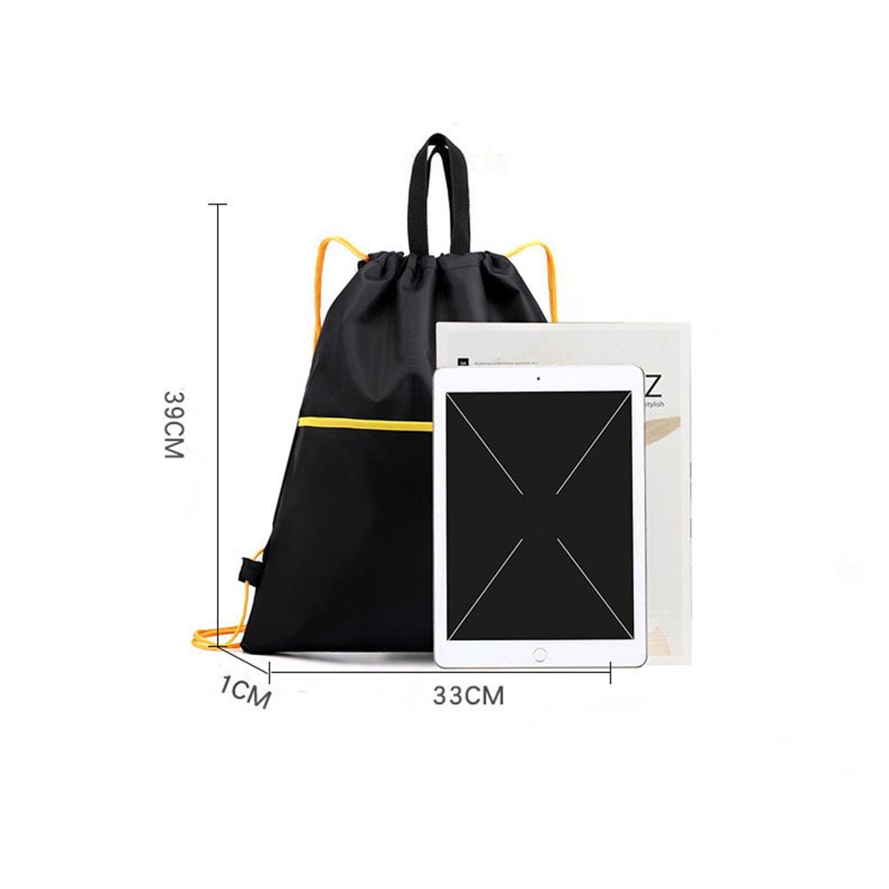 Portable Sport Fitness Travel Outdoor Backpack Drawstring Bag Waterproof Gym Drawstring Sack for Swimming Basketball Yoga