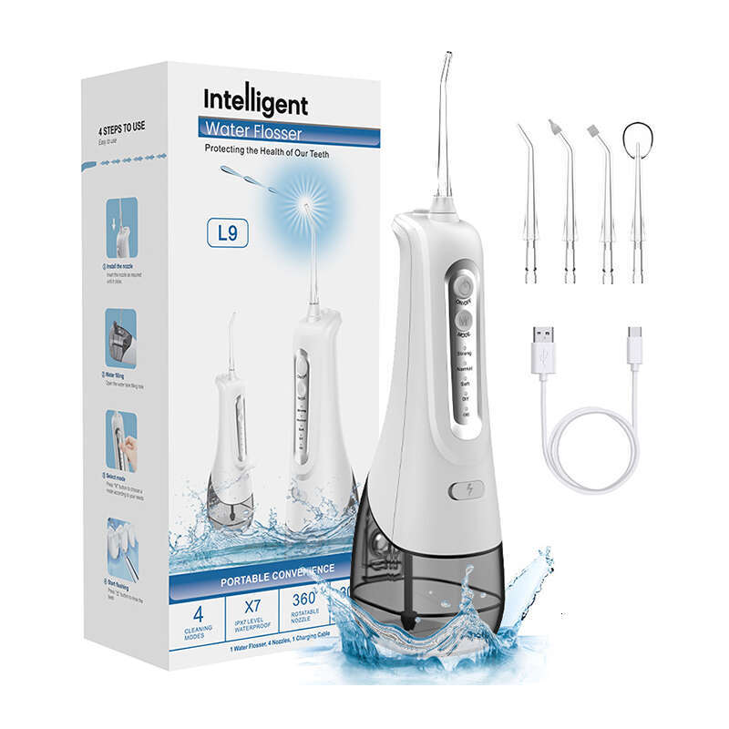 shanshi High Quality Portable Pick Teeth Cleaner Cordless Electric Waterproof IPX7 Dental Water sser