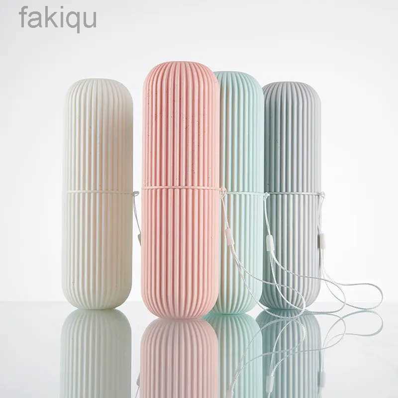 Toothbrush Sanitizer Creative Travel Mouthwash Cup Multifunction Toothbrush Toothpaste Dust-proof Seal Sterile Portable Storage Toothbrush Cup E0872 2