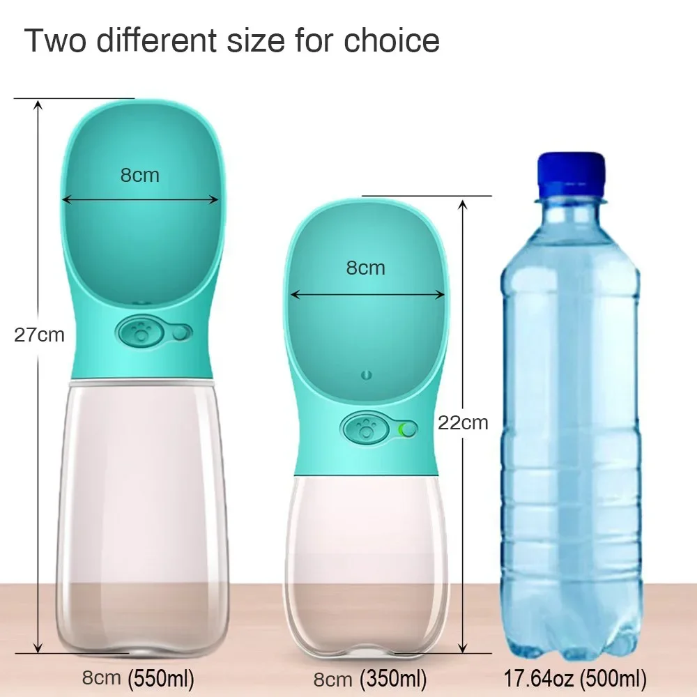 ml Portable Dog Water Bottle Bowl Outdoor Walking Puppy Pet Travel Cat Drinking Dogs Supplies