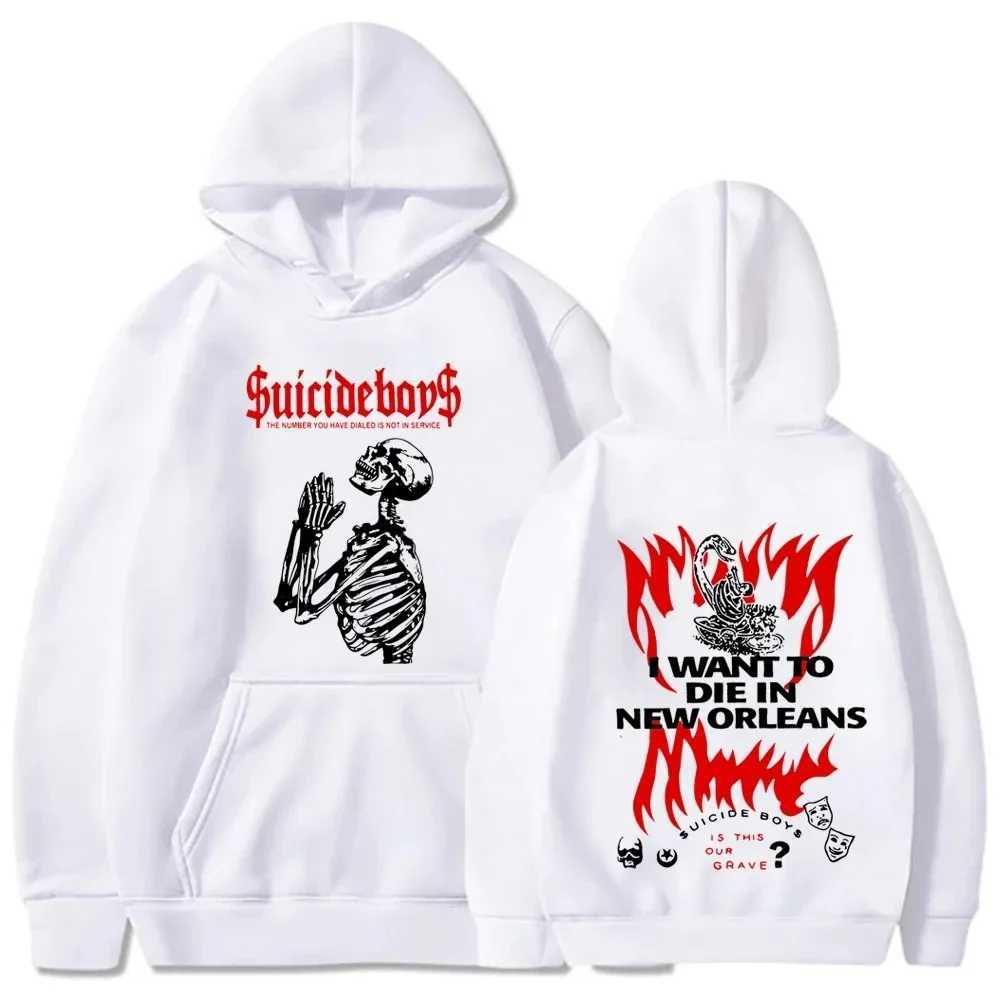 Suicideboy Hoodies Mens Womens Hooded Sweatshirts Suicide Boys Music hip hop Oversized Autumn Winter Fashion Fleece Pullover LX241113