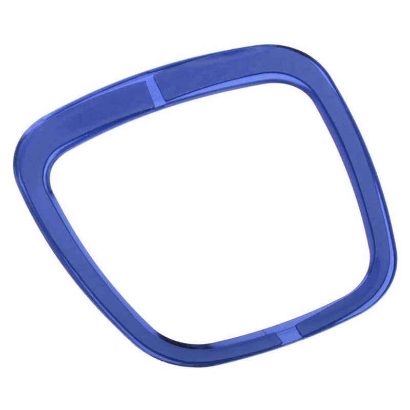 Wheel Car Sticker Steering ddmysmile Aluminum Body Emblem Trim For - A3/A4l/A6l S4/Q3/Q5 (Blue) Smile - ()