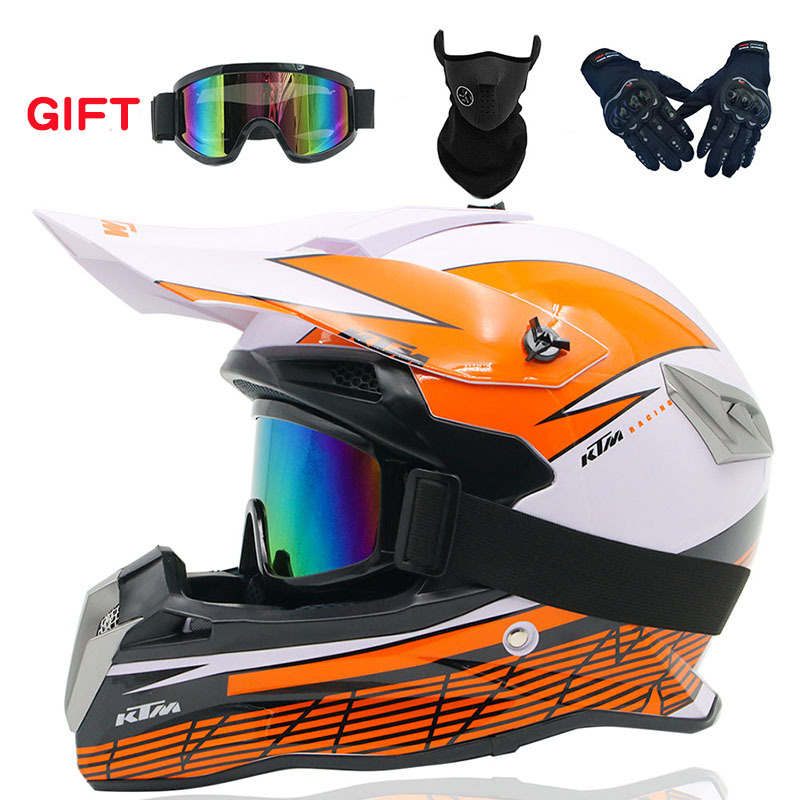 Large Motorcycle Helmets Dual Sport Off Road Helmet Anti-Dirt Bike ATV Full Face Casco For Motor
