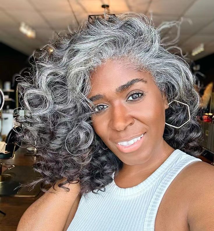 Raw virgin cuticle aligne gray human hair wigs short ombre lace closure wigs swiss hd lace salt and pepper silver grey real brazilian hair lace front 